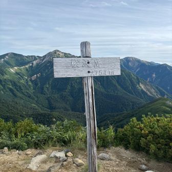 樅沢岳　初登頂