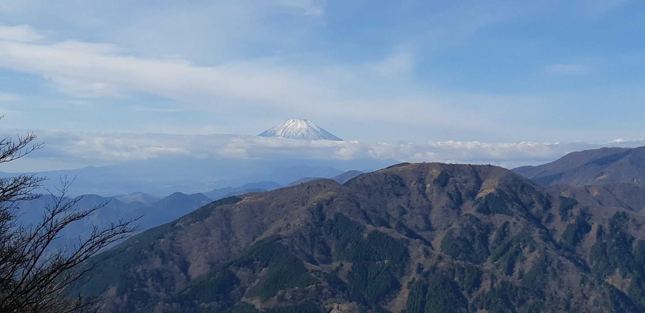 25丁目合流地点からヤビツ峠方面に少し戻ったところから