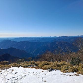 ずっと続く山波がいいんです。