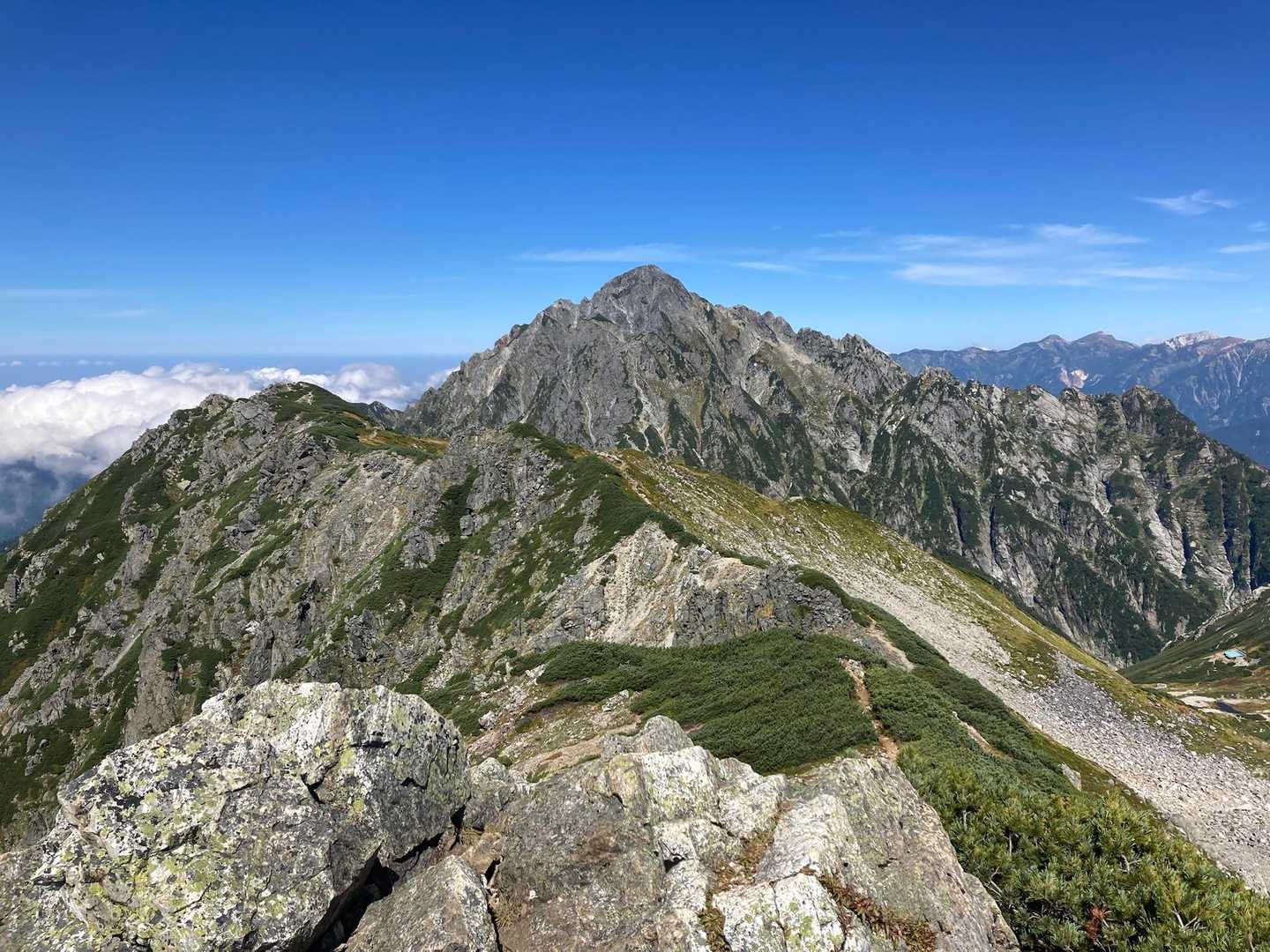 別山 往復コースの写真