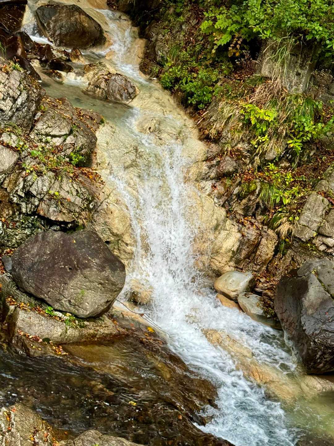 水の音は伝わらないね〜