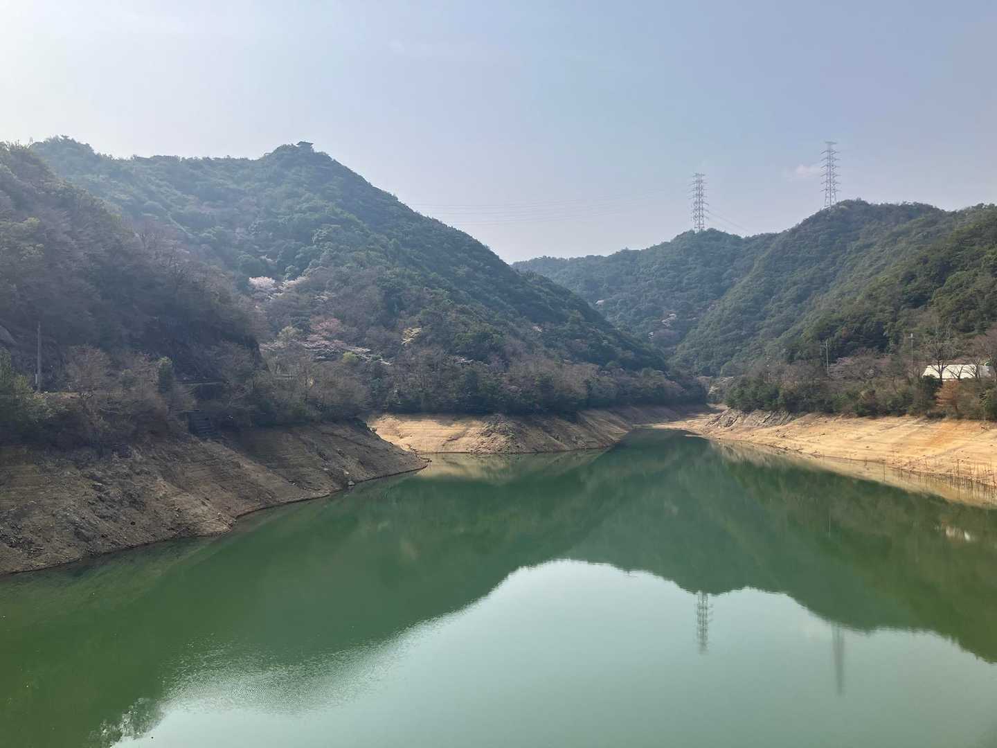 🟢永楽ダム湖🟢から見る展望台👀