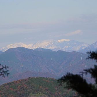 能郷白山かな。