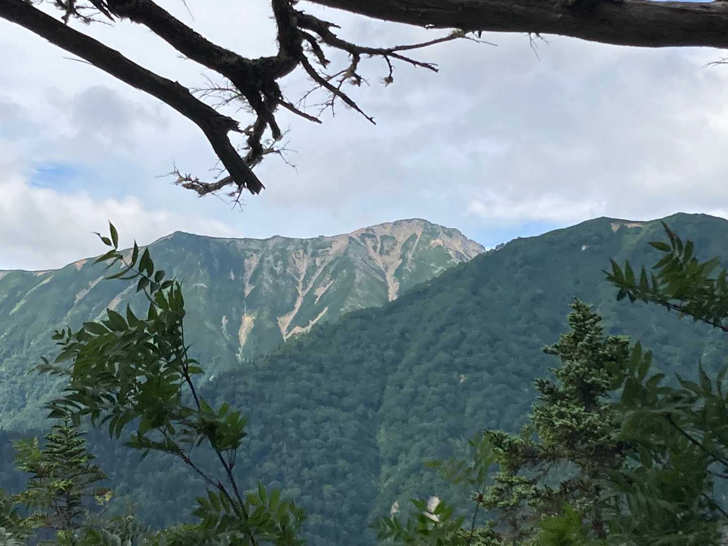 大天井岳が先に見えた👁