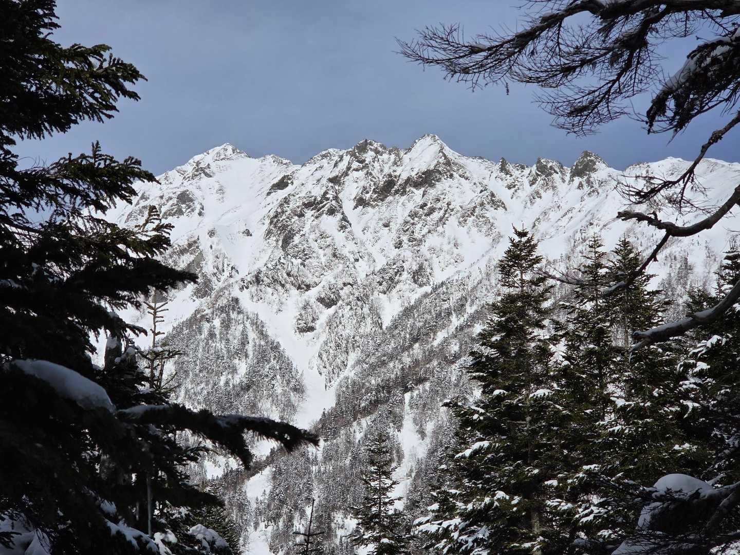 西穂高岳全容✨
行きたかった独標も見えてるね🏔️