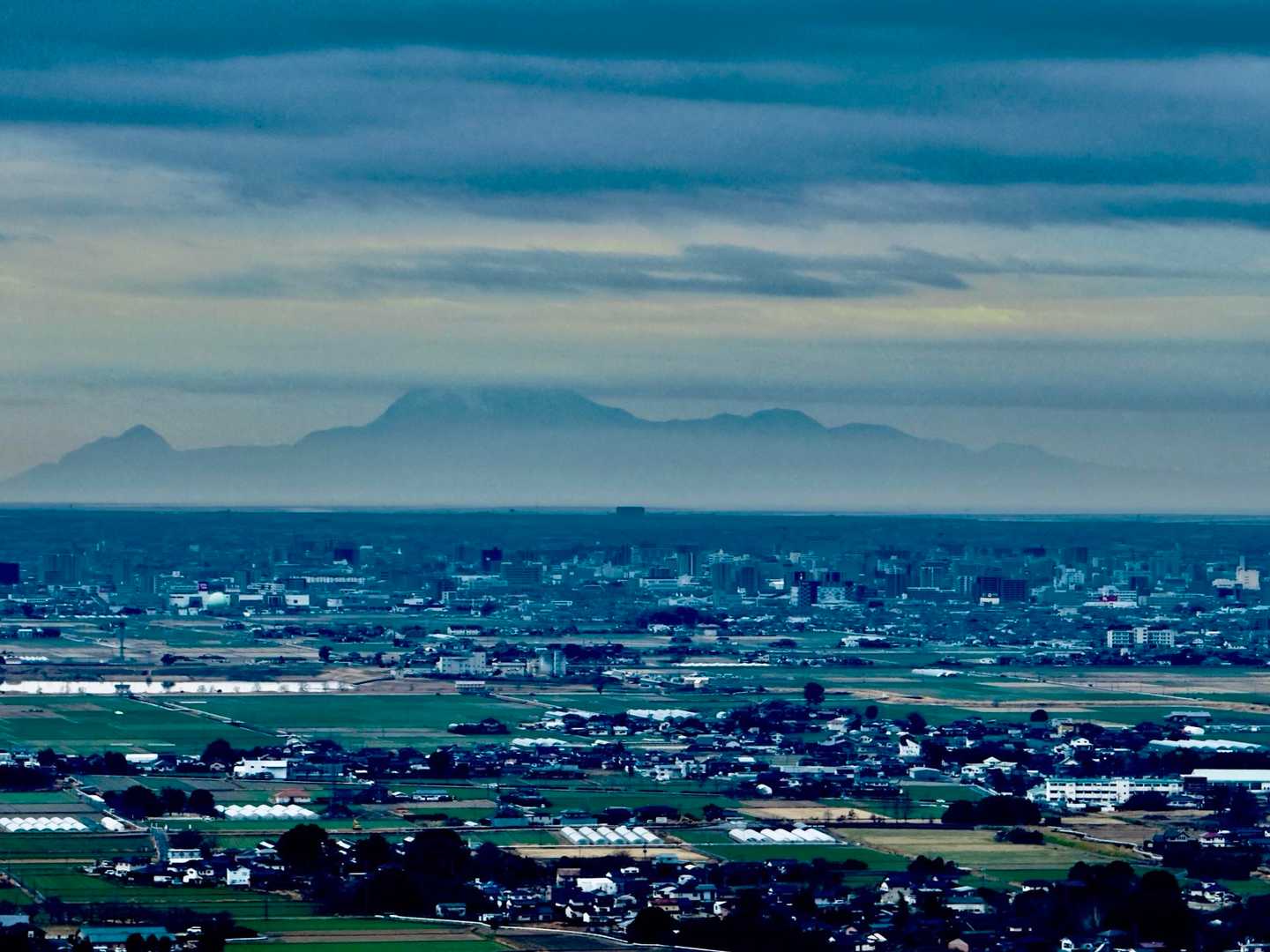 真ん前に普賢岳✨
