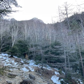 大日小屋から大日岩