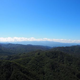 展望ポイントから西方向をパチリ📸
八ヶ岳は雲で見えない😂