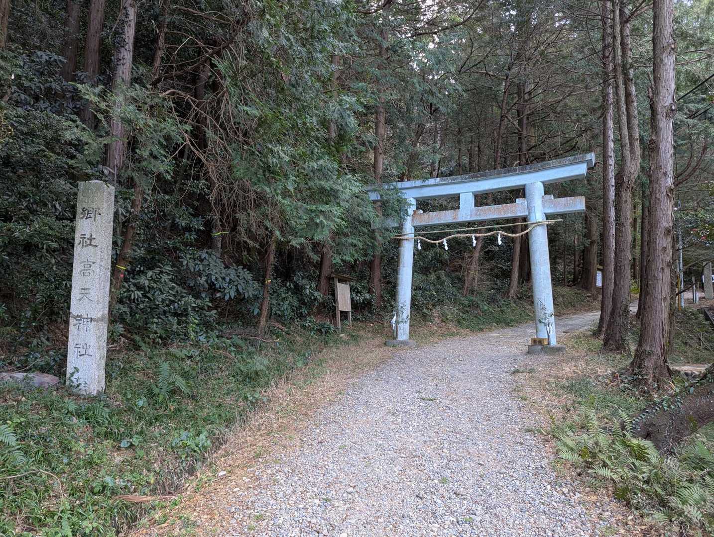 鳥居をくぐってスタート