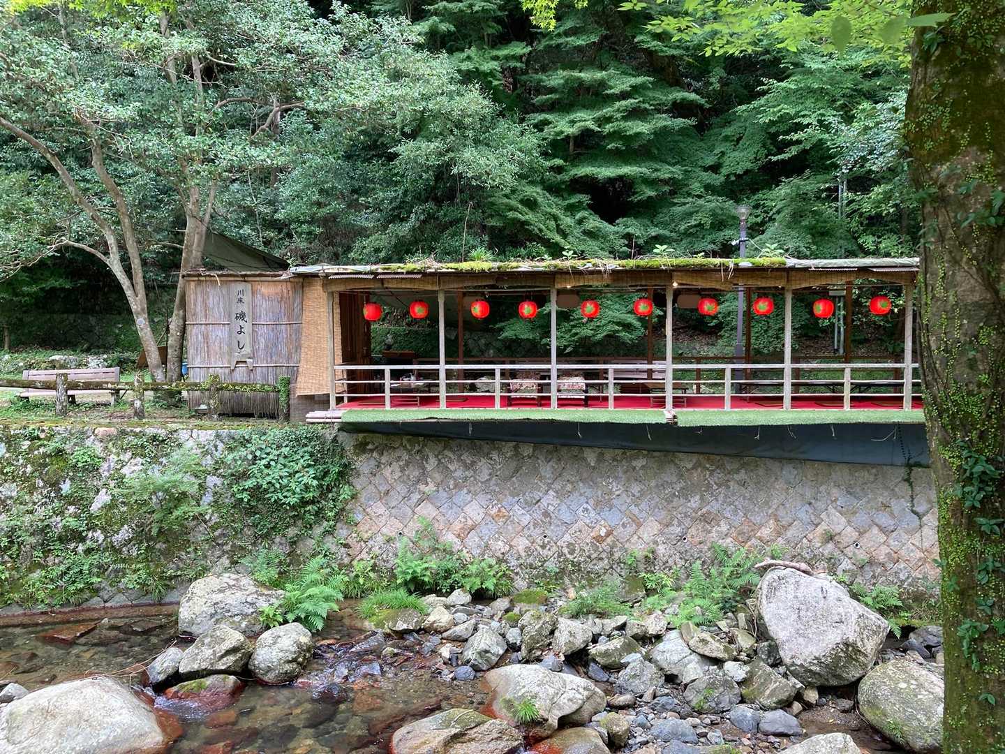 いいね、川床🏮