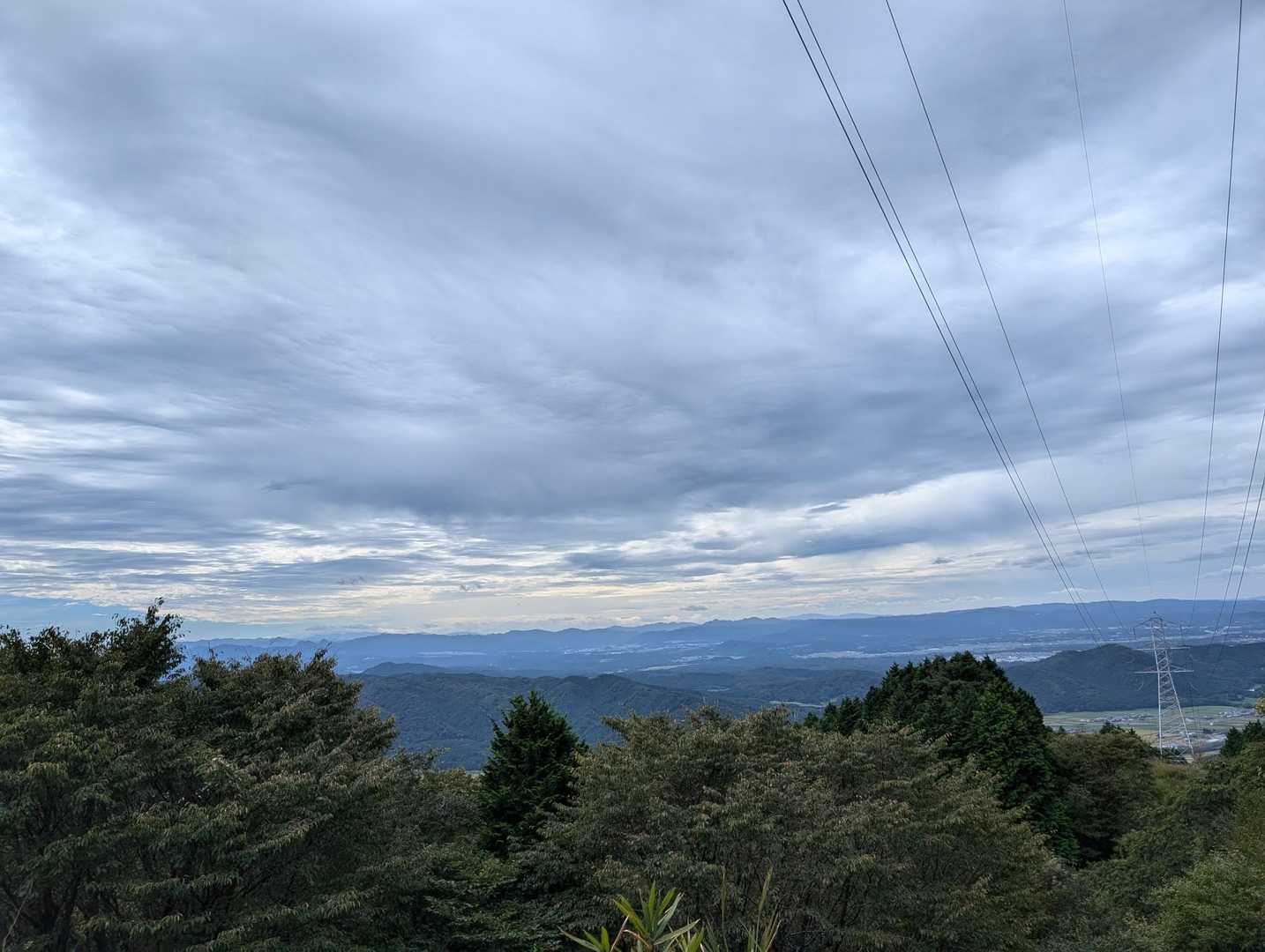 森林から時々見える景色