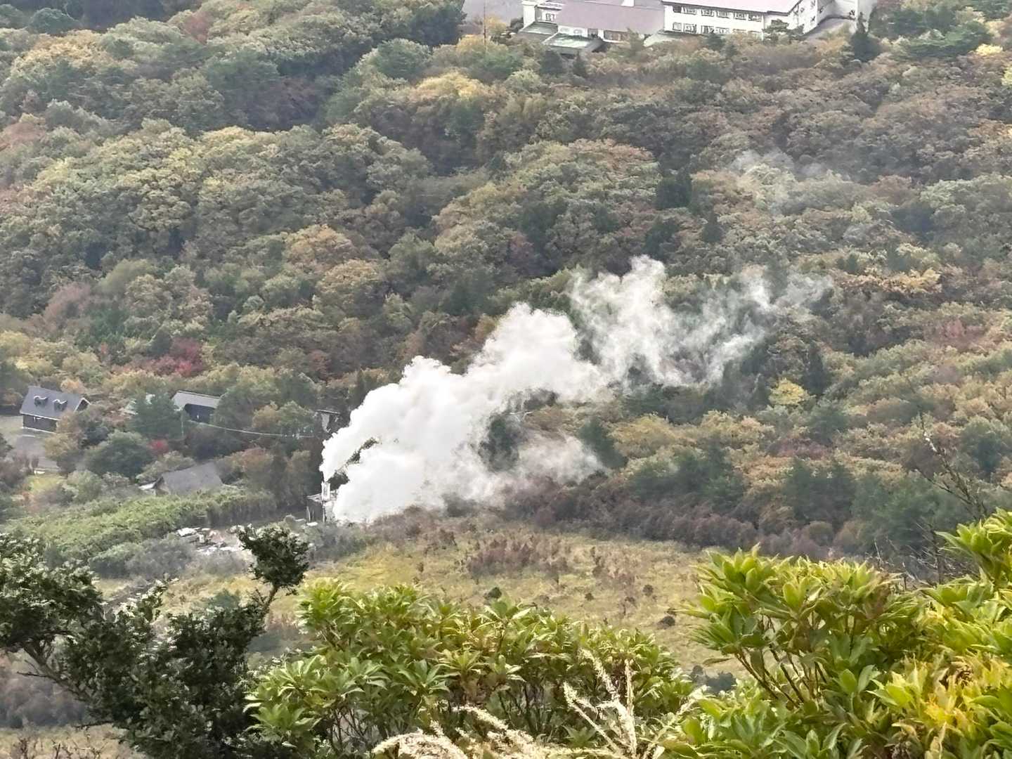 なんかモクモク
温泉♨️？