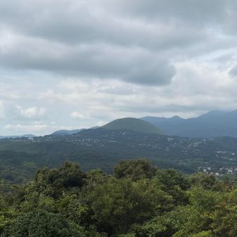 大室山見えてます