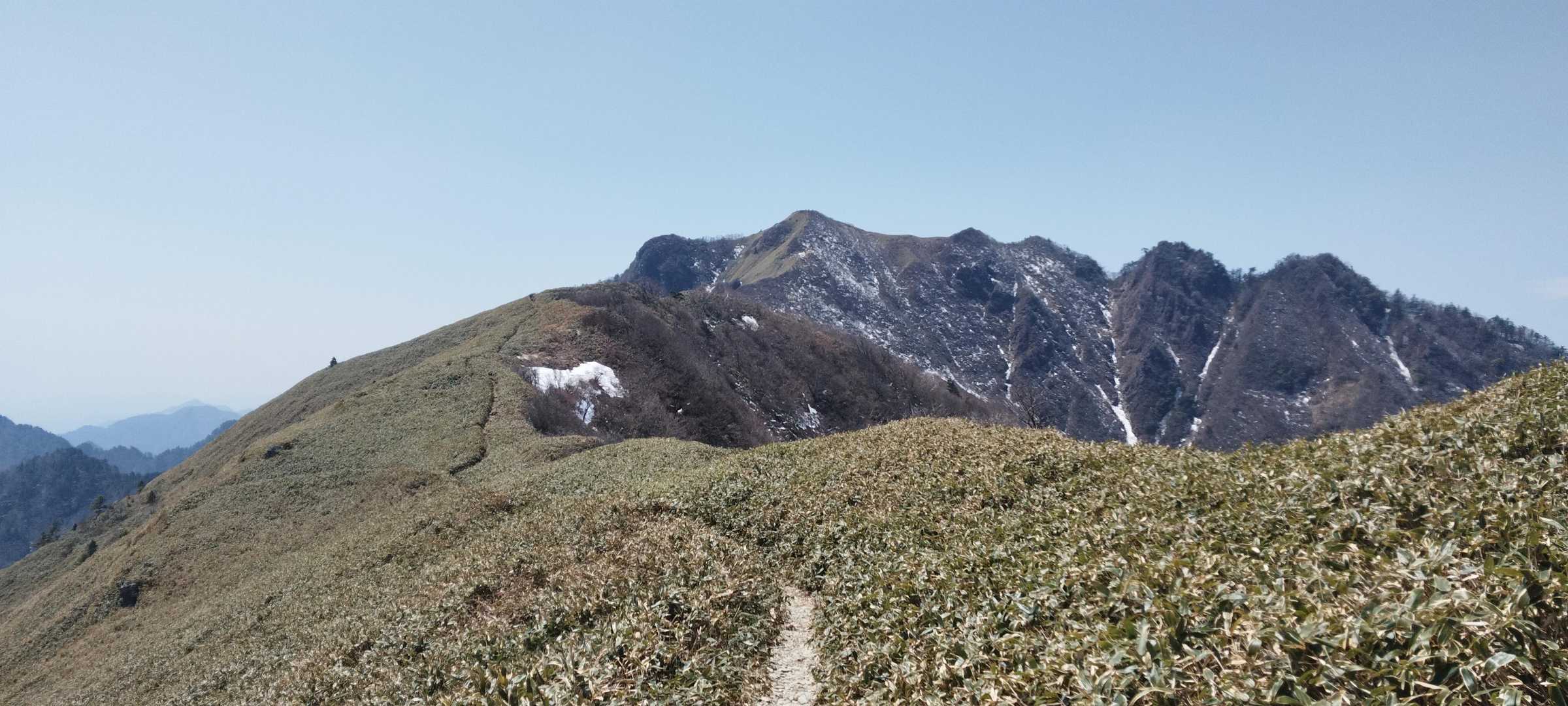 旧寒風山トンネル南口-桑瀬峠-伊予富士-寒風山 周回コースの写真