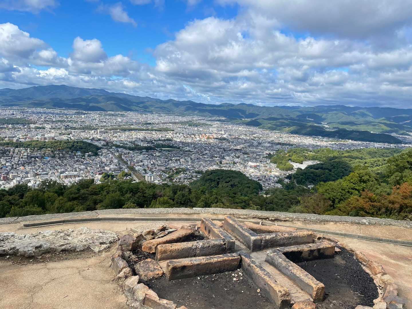 絶景✨✨京都の名所が色々見えました。何と嵐山の渡月橋まで！