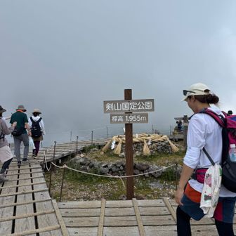 山頂です