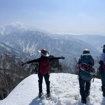山頂でご一緒だったお2人