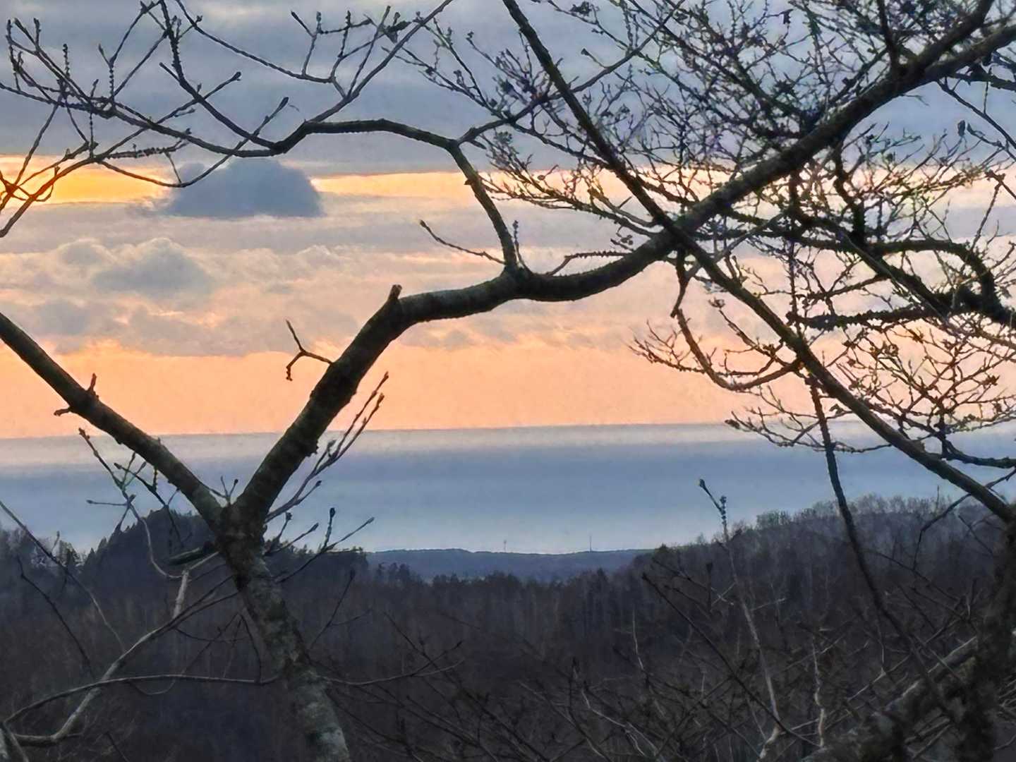 4時前ですがほんのり夕焼