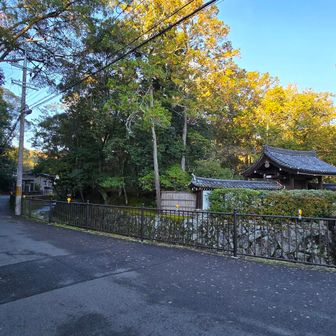 住宅街を通り抜け
間もなく登山口