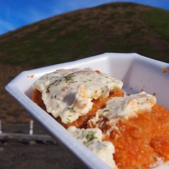 マグロカツ タルタルがけ。
麓のスーパーに珍しいフライがあったので買っちゃった🫢 これが美味しかったのですわ🤤 