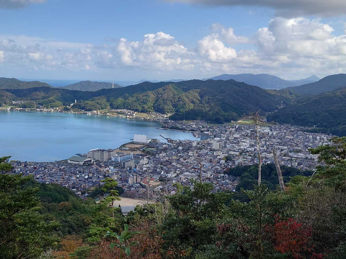 題目山からの眺望