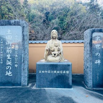 信長のお母さん誕生の地らしいです😳