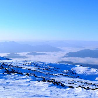 もう少しで弥山山頂
ここからの景色良し👍しばし立ち尽くす