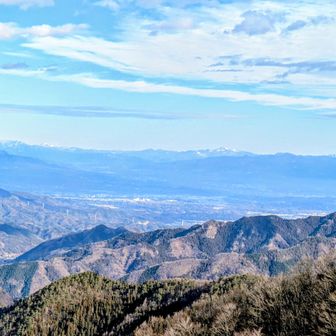 赤城山や奥は男体山、日光白根、上州武尊あたり…