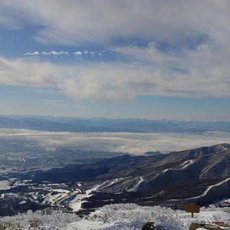 会津方面は雲海