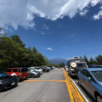 駐車場に帰還、お疲れ山