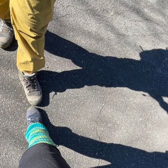 駐車場到着です
今日は玄岳あたり日だったね🥰