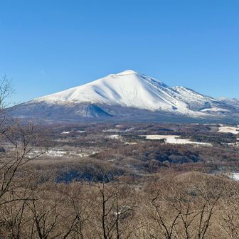 二度上峠から浅間山が良く見えます