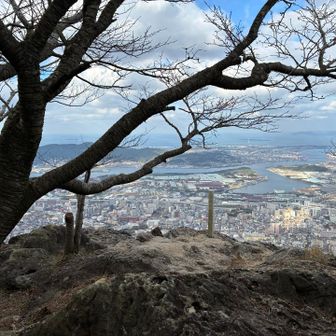 国見岩の手前でずっこけました・・・