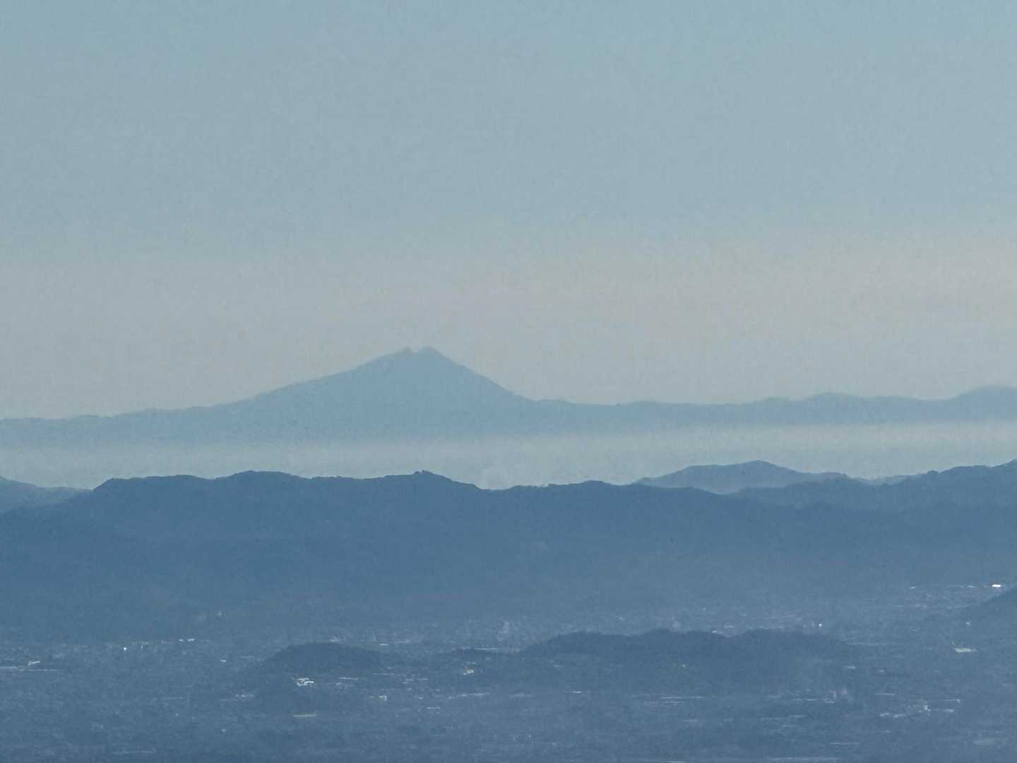 筑波山も見えました😊