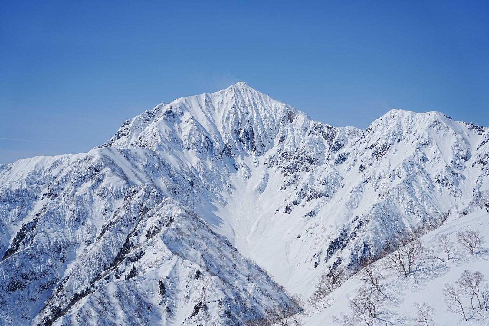 うわ〜すごくくっきり🤩
鹿島槍ヶ岳