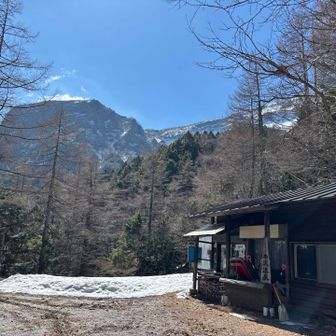 本沢山荘に到着
混浴露天風呂の入浴券(千円)を購入したが、一万円札しか持っておらず、迷惑だったかな・・・
お釣りのないように注意しましょう
・ここからはチェンスパ装着でした