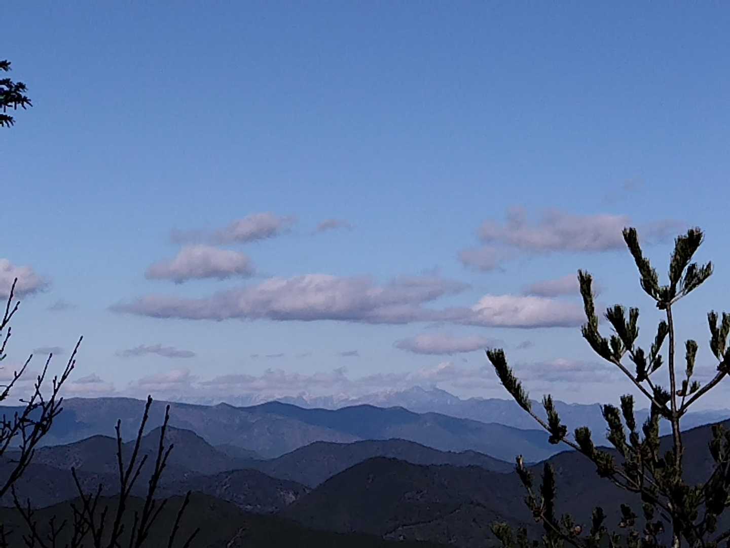 山頂から八経ヶ岳🤩