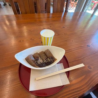 店内のお店は空いてました〜🥰
湯豆腐やいくつかは早くも売り切れです🥺