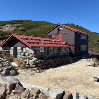 やっぱり小屋閉め終わって無人でした。