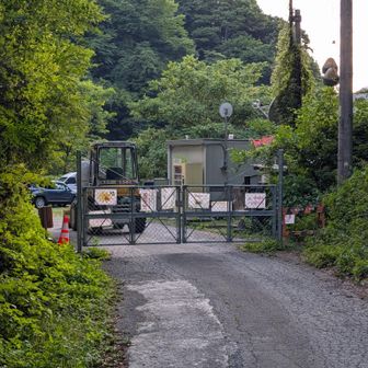 芝沢ゲートに無事下山‼️