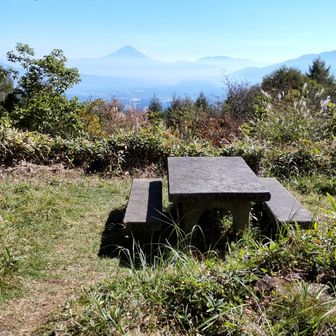 駐車場横のベンチからの富士山🗻
２日間ありがとうございました♥️