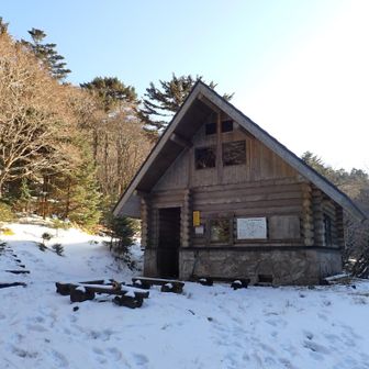 狼平で💧水を補給