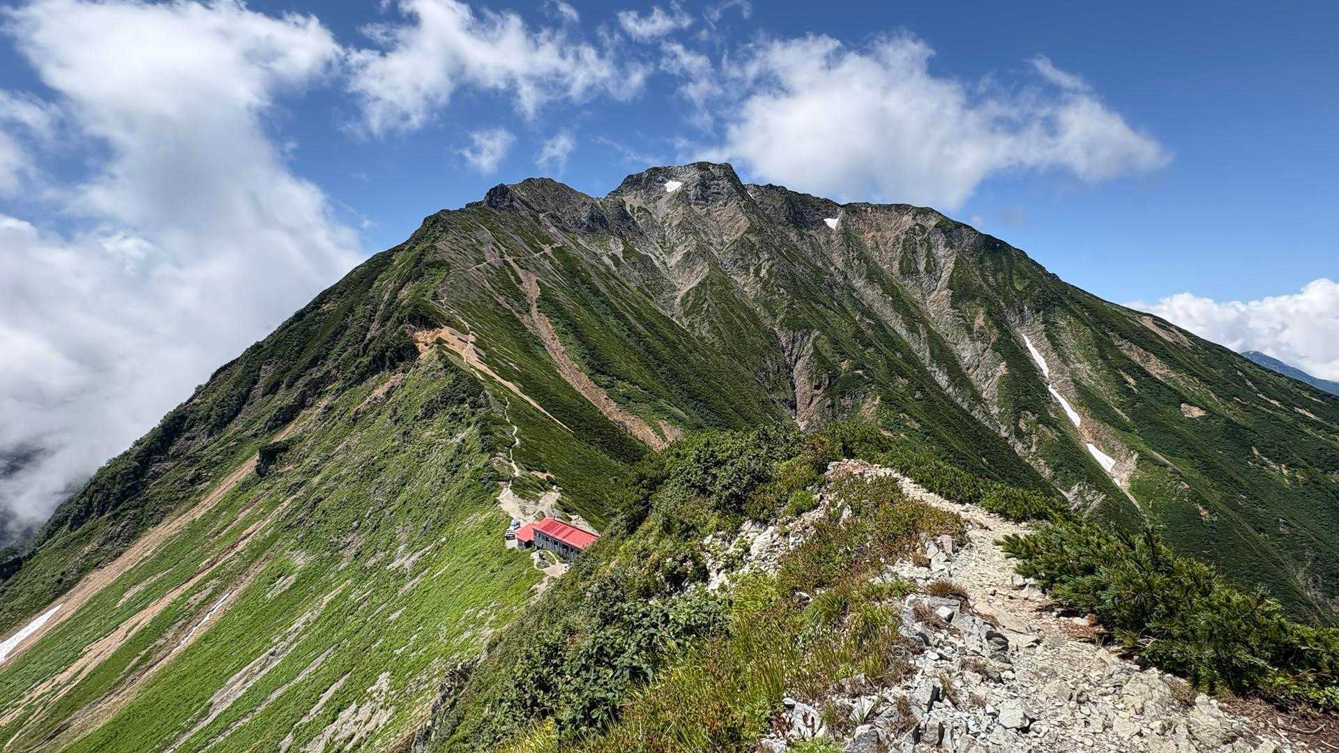 アルプス平〜遠見尾根〜五竜岳 往復コースの写真