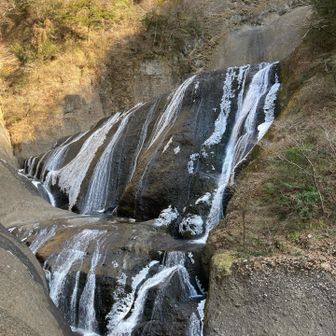 袋田の滝
半分くらい凍ってるかも