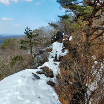 霊山 蟻の戸渡😬渡れない