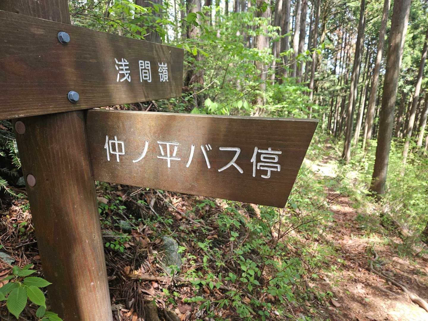 戻って来て、下山します