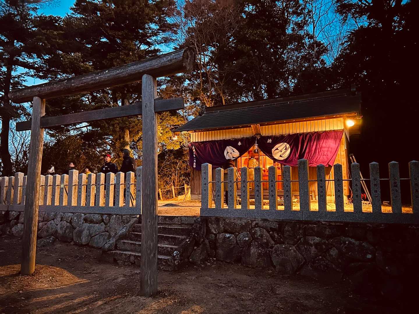 羽束山 往復コースの写真