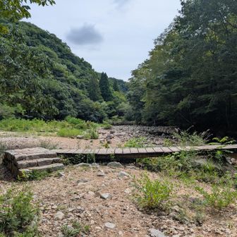 バス利用の心配をよそに市ケ原経由で下山
土曜日だけど、夏休みも終わったせいかバーベキューしてる人もおらずガラガラ…