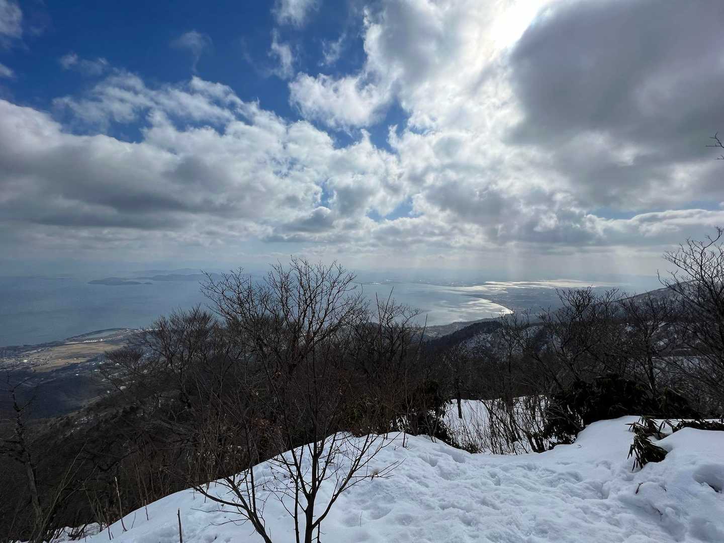 琵琶湖一望
