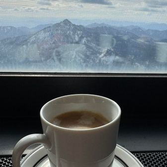 食後のコーヒー。